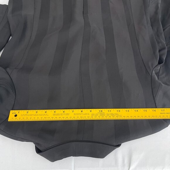 BECK EN Oversized Womens Blazer Jacket Single-Button Lined Long Sleeve Black 10 - Picture 10 of 13